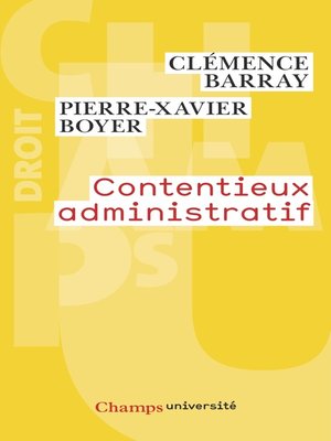 cover image of Contentieux administratif